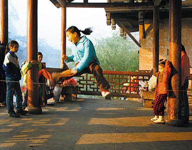 Древний городок Фэнхуан: китайские живописные картины