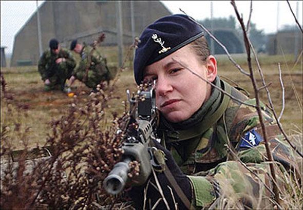 Женщины-солдаты Великобритании