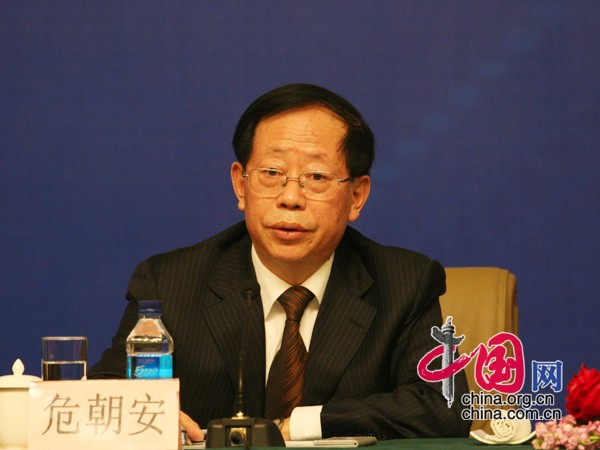 На снимке: Заместитель министра сельского хозяйства КНР Вэй Чаоань