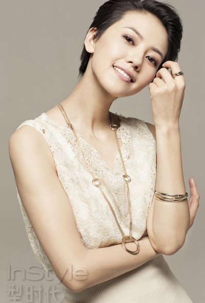 Симпатичная китайская актриса Гао Юаньюань