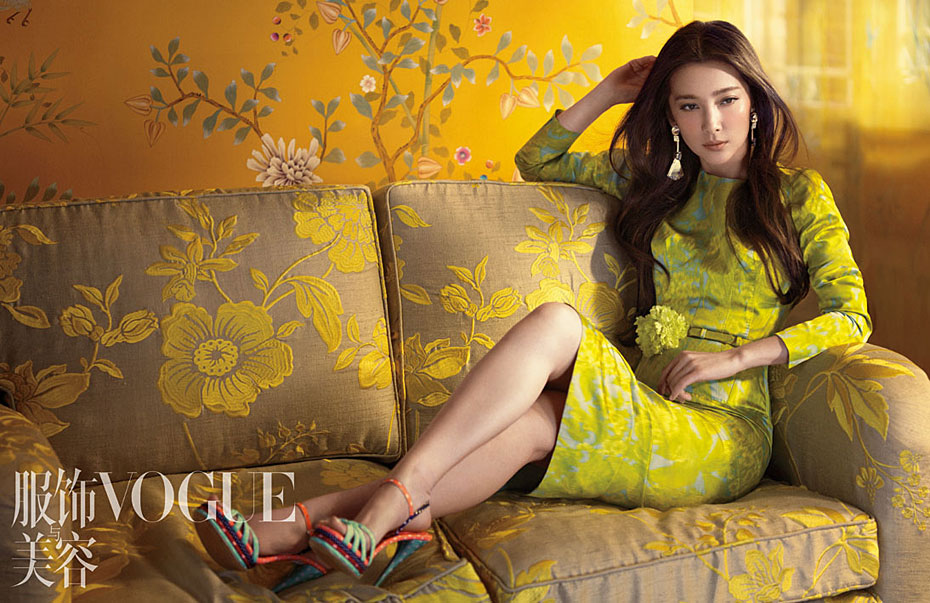 Китайская красавица Ли Бинбин пропагандирует охрану окружающей среды на страницах модного журнала «Vogue»