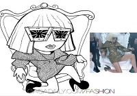 Карикатурные образы певицы Леди Гага