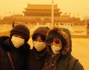 На Северный Китай обрушилась самая серьезная песчано-пыльная буря с начала весны
