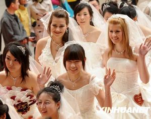 В городе Нанкин появились ЭКСПО-невесты
