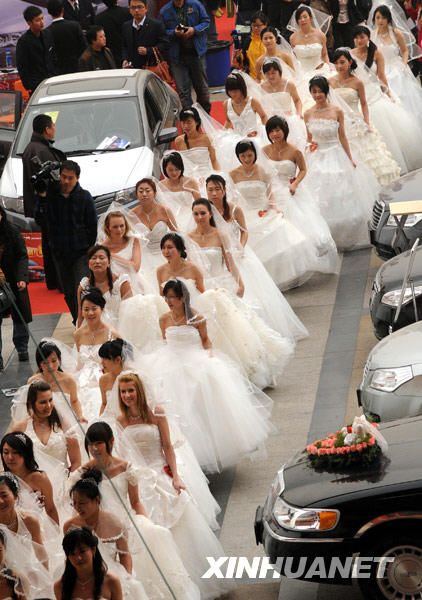 В городе Нанкин появились ЭКСПО-невесты 