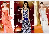 Прекрасные вечерние платья звезд, принимавших участие в церемонии вручения кинонаград «Asian Film Awards»