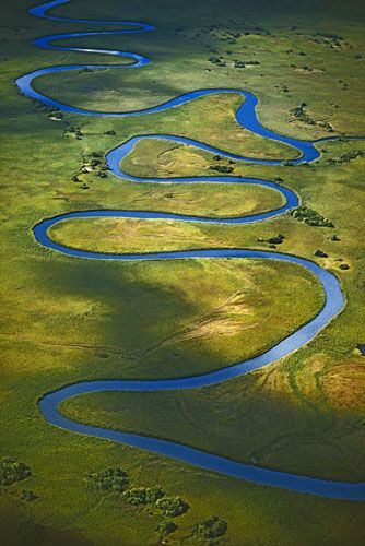 Великолепные снимки дельты реки Окаванго в Африке