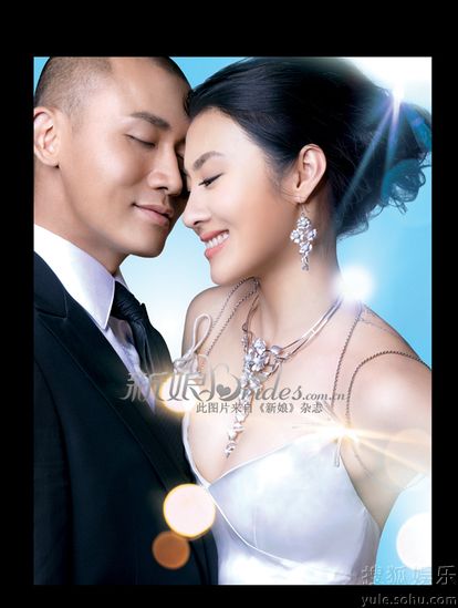 Не Юань и Ян Гуан в свадебных снимках для модного журнала «Невеста»