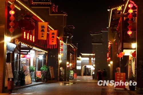 Очаровательные ночные виды древнего уезда Шасянь провинции Фуцзянь 