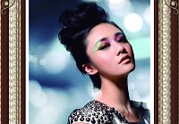 Очаровательный макияж сексуальной актрисы Лю Юнь