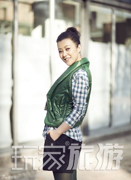 Фотографии улыбающейся актрисы Хао Лэй