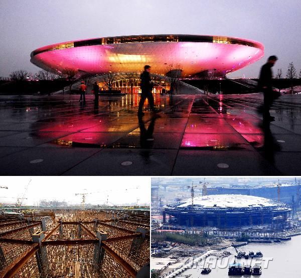 В Шанхае появились новые значимые постройки – пять постоянных сооружений ЭКСПО-2010 