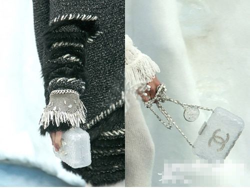 «Ледяные» женские сумочки от бренда «Шанель»