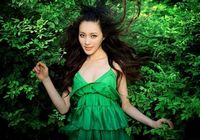 Красавица Гань Тинтин в образе лесной феи