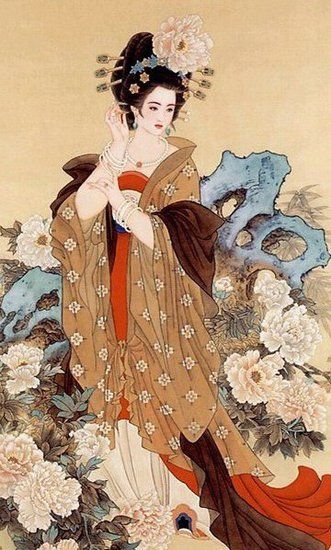 Десятка красавиц, популярных среди мастеров китайской национальной живописи 