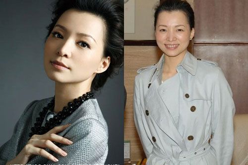 Десятка самых популярных телеведущих Центрального телевидения Китая до и после макияжа