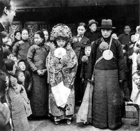 Свадебные фотографии, сделанные в Китае за последние сто лет