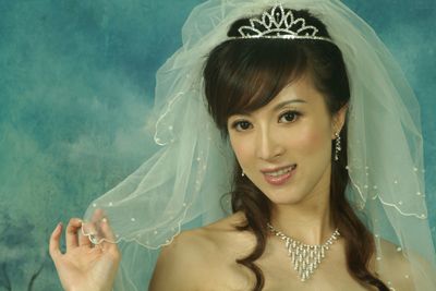 Свадебные фотографии актрисы Цзинь Цяоцяо