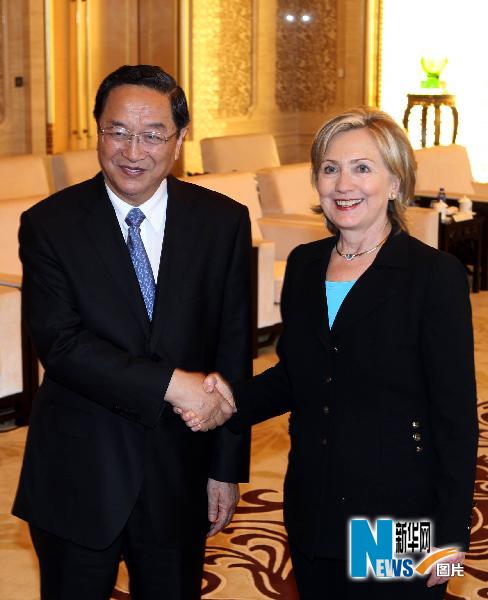 Юй Чжэншэн встретился с госсекретарем США