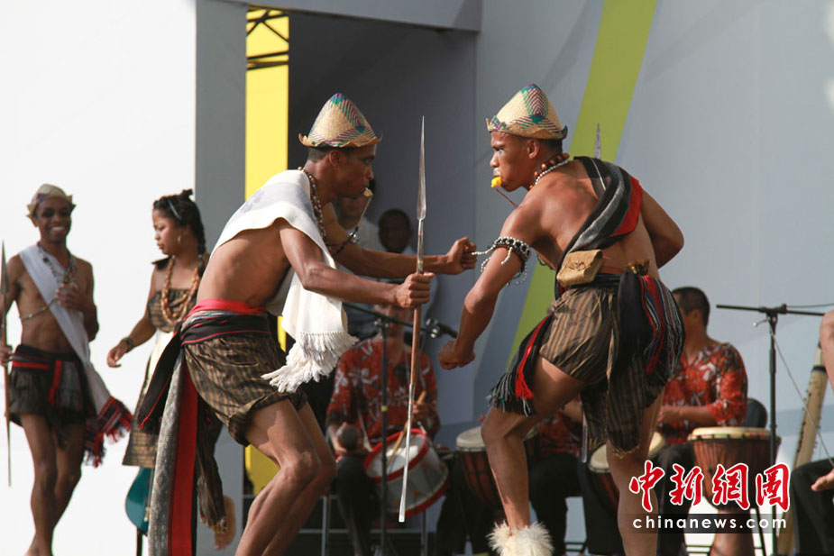 Замечательные традиционные ритуалы были показаны в парке павильонов ЭКСПО-2010 в рамках Дня Мадагаскара на ЭКСПО-2010