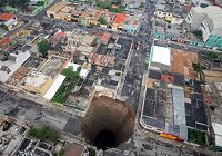 В городе Гватемала обнаружена удивительная нора после тропического урагана