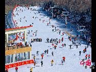 Лыжная база «Чунли» в городе Чжанцзякоу 