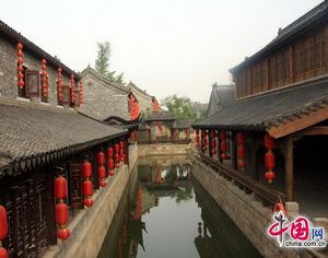 Древний канал Тайэрчжуан в городе Цзяочжуан провинции Шаньдун