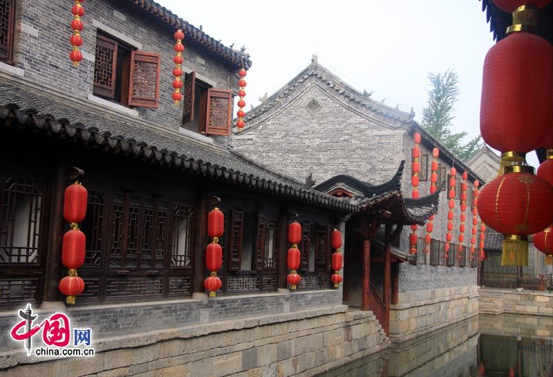 Древний канал Тайэрчжуан в городе Цзаочжуан провинции Шаньдун 