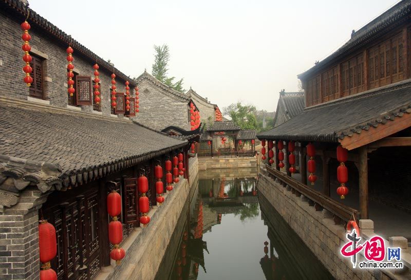 Древний канал Тайэрчжуан в городе Цзаочжуан провинции Шаньдун 