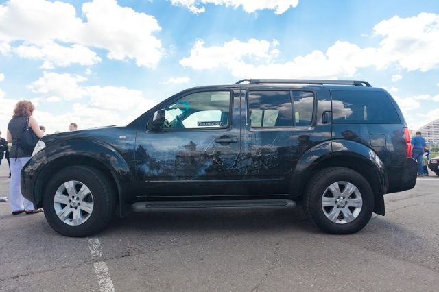 Красивые аэрографические рисунки на автомобилях