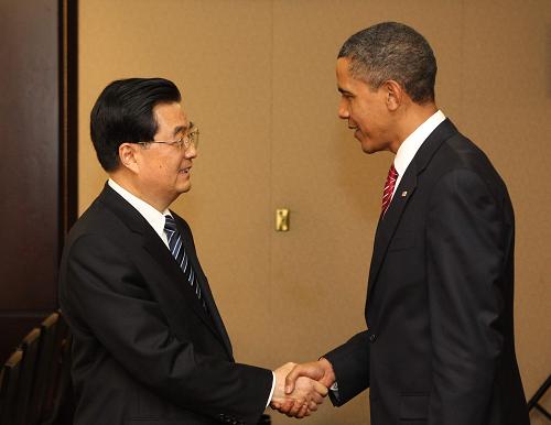 Ху Цзиньтао встретился с Б. Обамой