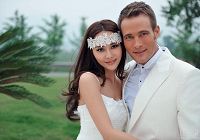 Свадебные фотографии красавицы Ма Яшун и ее мужа-иностранца