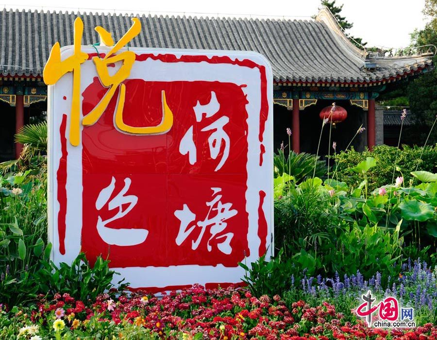 Фестиваль лотосов в парке Юаньминъюань Пекина