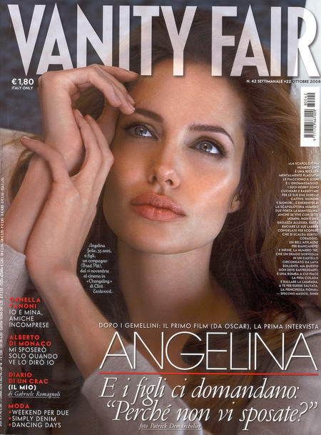 Анджелина Джоли на обложке «Vanity Fair»