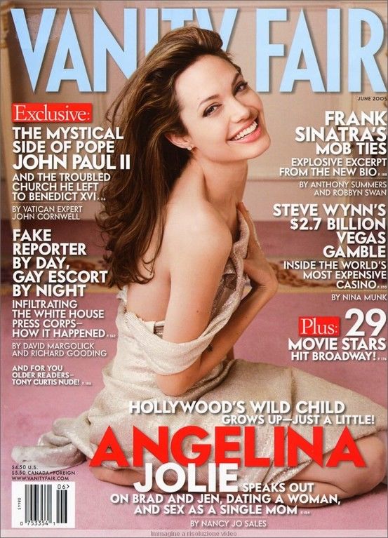 Анджелина Джоли на обложке «Vanity Fair»