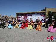 На фото: в этно-мемориальном комплексе «Атамекен» проходят музыкальные выступления в рамках празднования Дня столицы.  