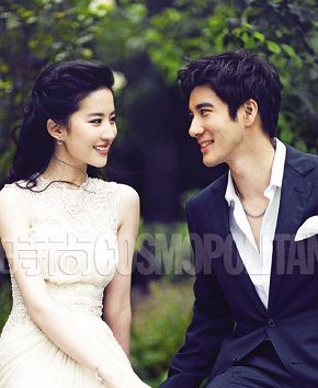 Свадебные фотографии Лю Ифэй и Ван Лихун