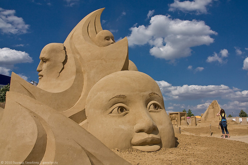 Чудесное искусство по изготовлению песочных скульптур 1