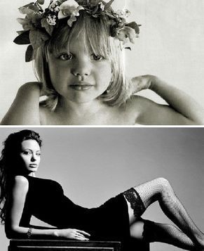 Сравнение фотографий голливудских звезд, сделанных в детстве и взрослом возрасте