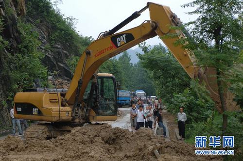 После наводнения в городе Чунцин