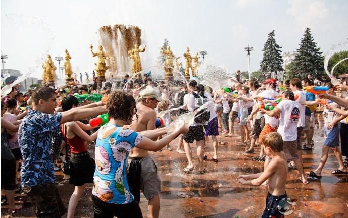 Празднование Сонгкрана в Москве 9