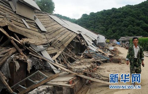 Серьезно повреждены инфраструктурные объекты провинции Цзилинь в результате наводнений
