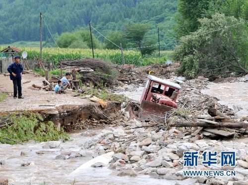Серьезно повреждены инфраструктурные объекты провинции Цзилинь в результате наводнений