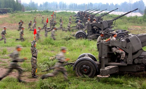 В тренировках НОАК «Авангард-2010» было использовано большое количество новой артиллерии 1
