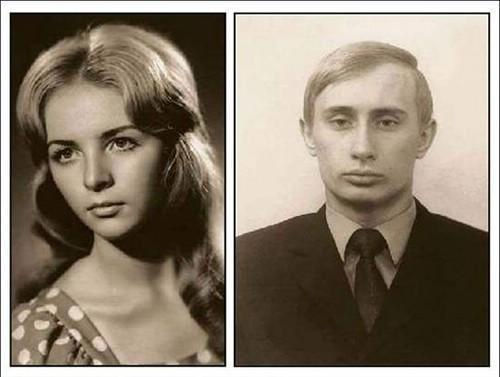 Путин и его супруга