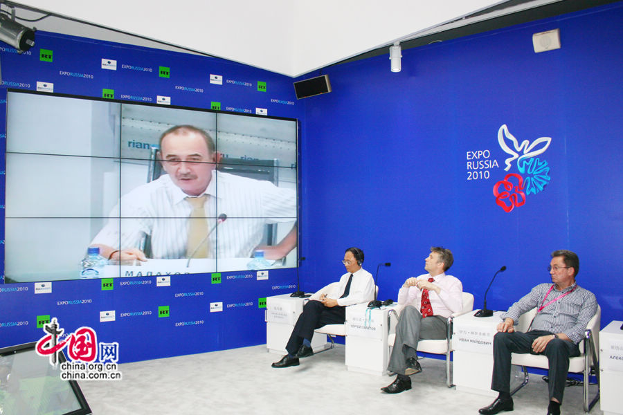 Видеомост Москва-Шанхай «100 дней работы ЭКСПО-2010» 