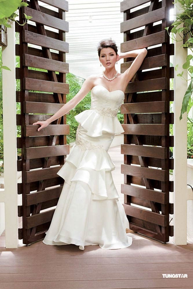 Супермодель Вань Дань в свадебных снимках