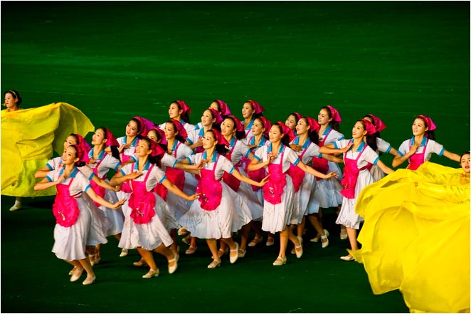 Массовое художественное шоу «Ариран» в КНДР