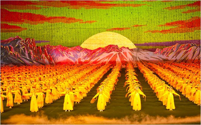 Массовое художественное шоу «Ариран» в КНДР