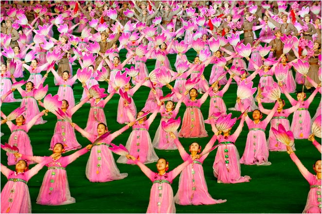 Массовое художественное шоу «Ариран» в КНДР